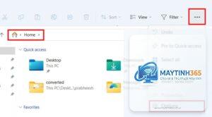 cách đặt thư mục mặc định trong quick access