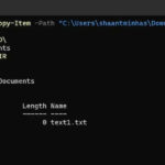 cách di chuyển file bằng powershell
