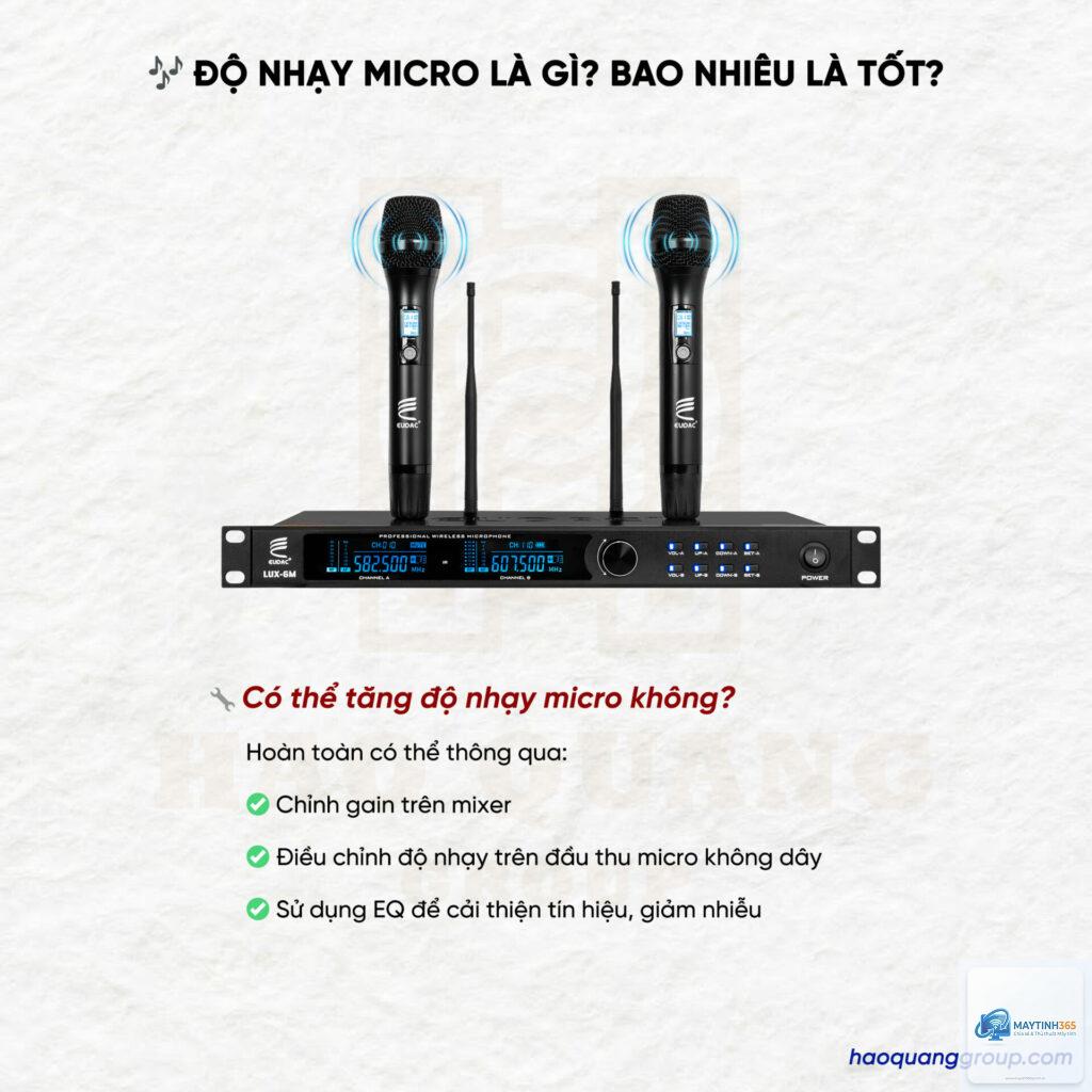 cách điều chỉnh độ nhạy micro