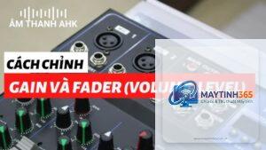 cách điều chỉnh recording level