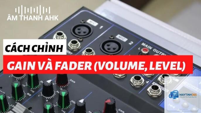 cách điều chỉnh recording level