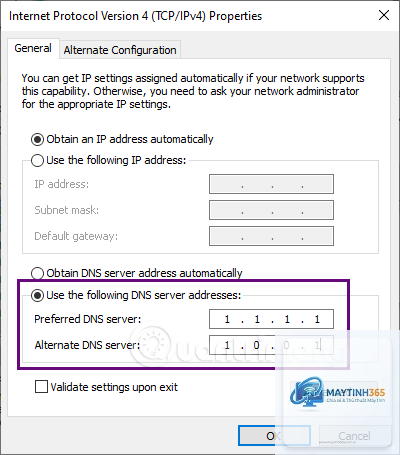 cách đổi DNS Cloudflare