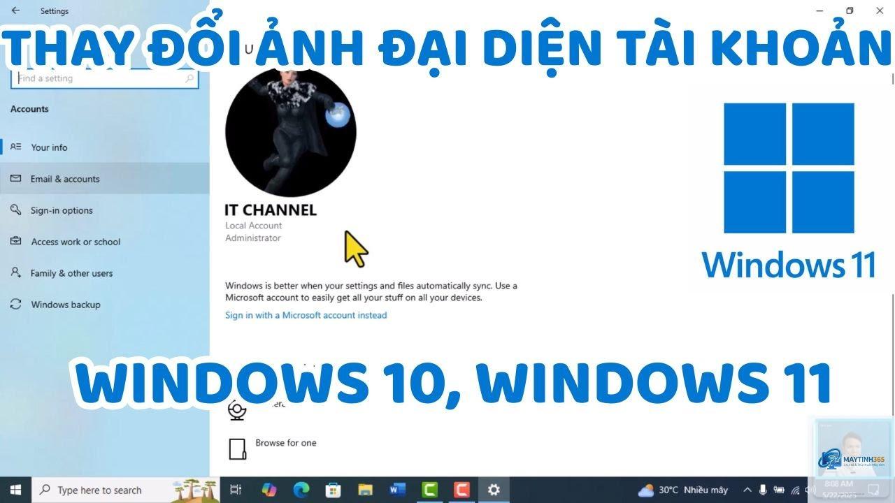 cách đổi ảnh đại diện tài khoản windows 11 - Hình 4