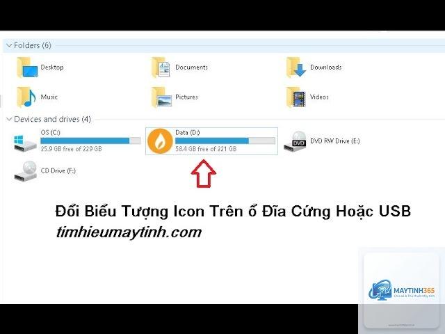 cách đổi biểu tượng ổ đĩa - Hình 4