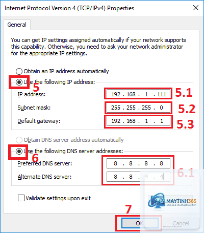 cách đổi cấu hình tcp ip - Hình 2