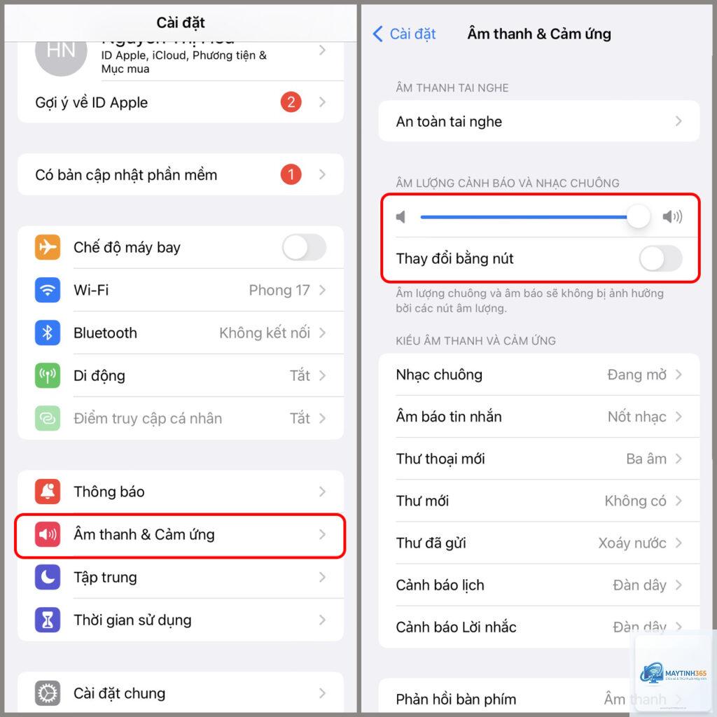 cách đổi chế độ âm thanh