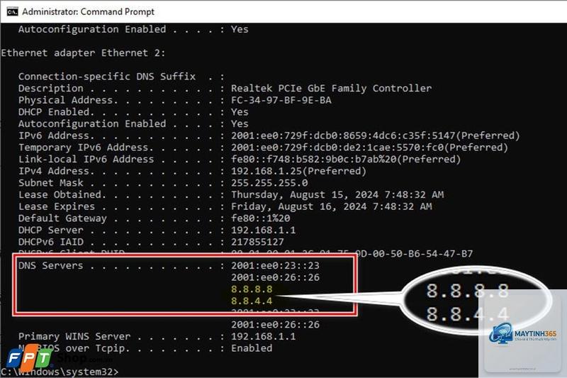 cách đổi dns bằng cmd - Hình 2