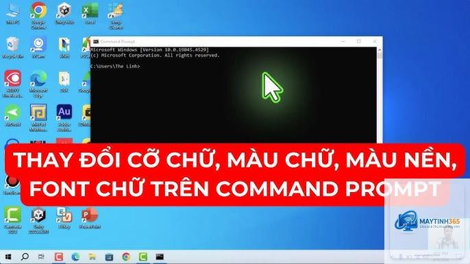 cách đổi font cmd
