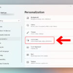 cách đổi lock screen windows 11
