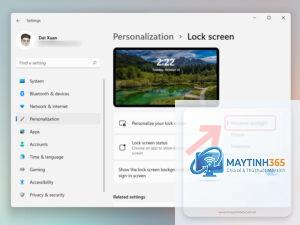 cách đổi màn hình khóa windows 11
