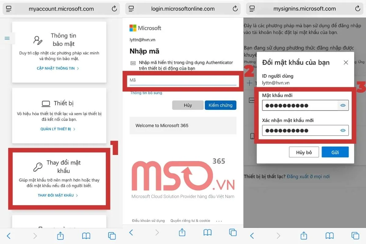cách đổi mật khẩu microsoft account - Hình 3