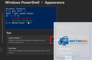 cách đổi màu powershell