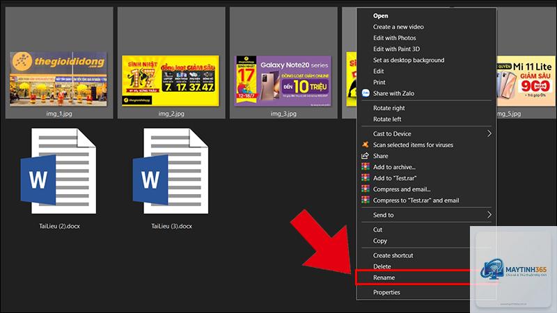 cách đổi tên file zip - Hình 3