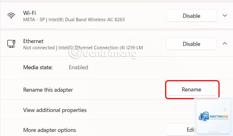 cách đổi tên network adapter - Hình 5