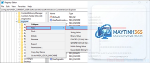 cách đổi tên registry key