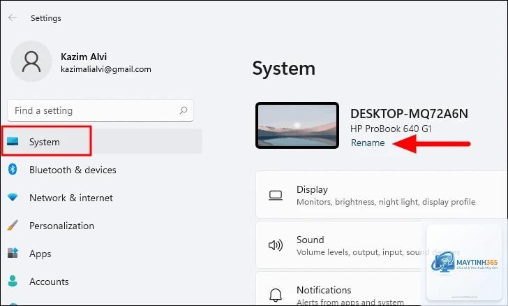 cách đổi tên thiết bị windows 11 - Hình 2