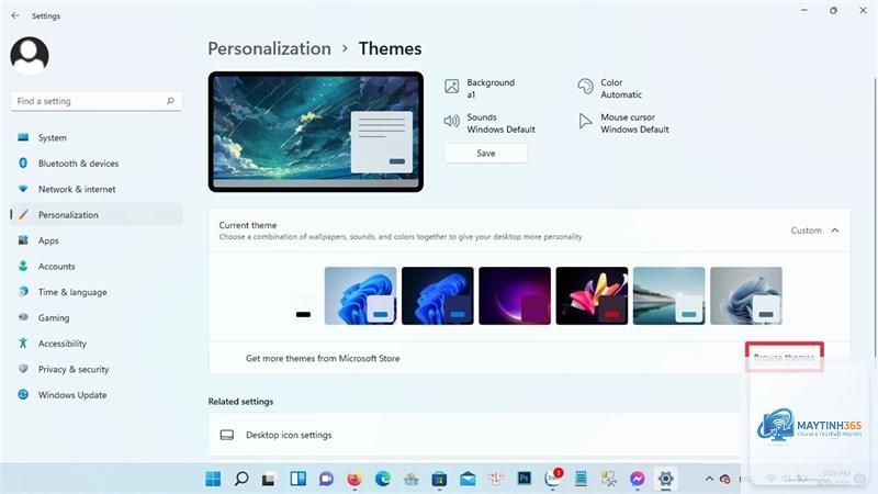 cách đổi theme windows 11