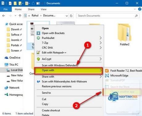 cách đổi trình xem pdf mặc định
