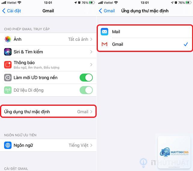 cách đổi ứng dụng email mặc định - Hình 3