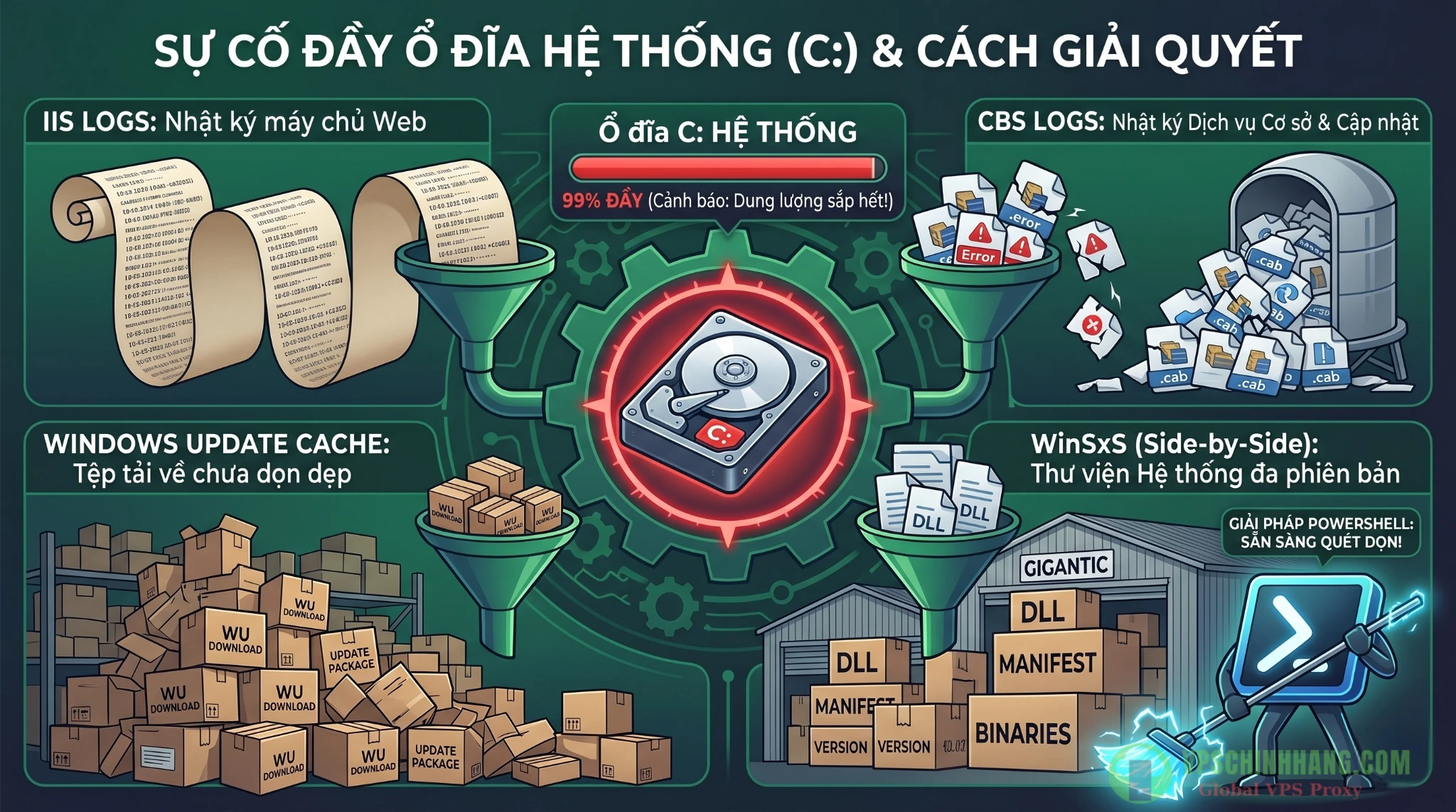 cách dọn rác windows bằng powershell - Hình 5