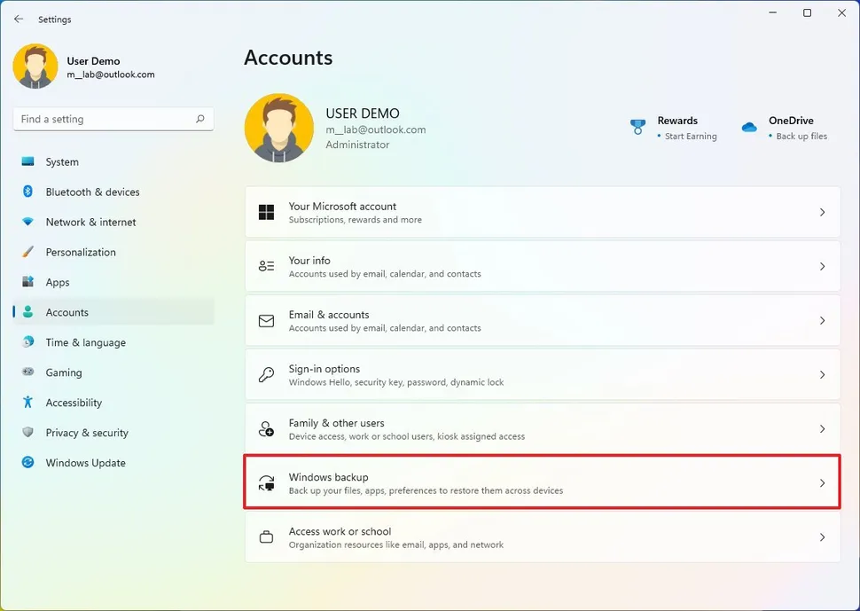 cách đồng bộ cài đặt tài khoản windows 11