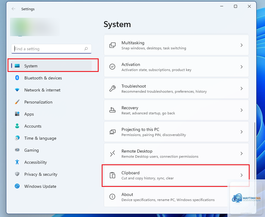 cách đồng bộ clipboard windows 11