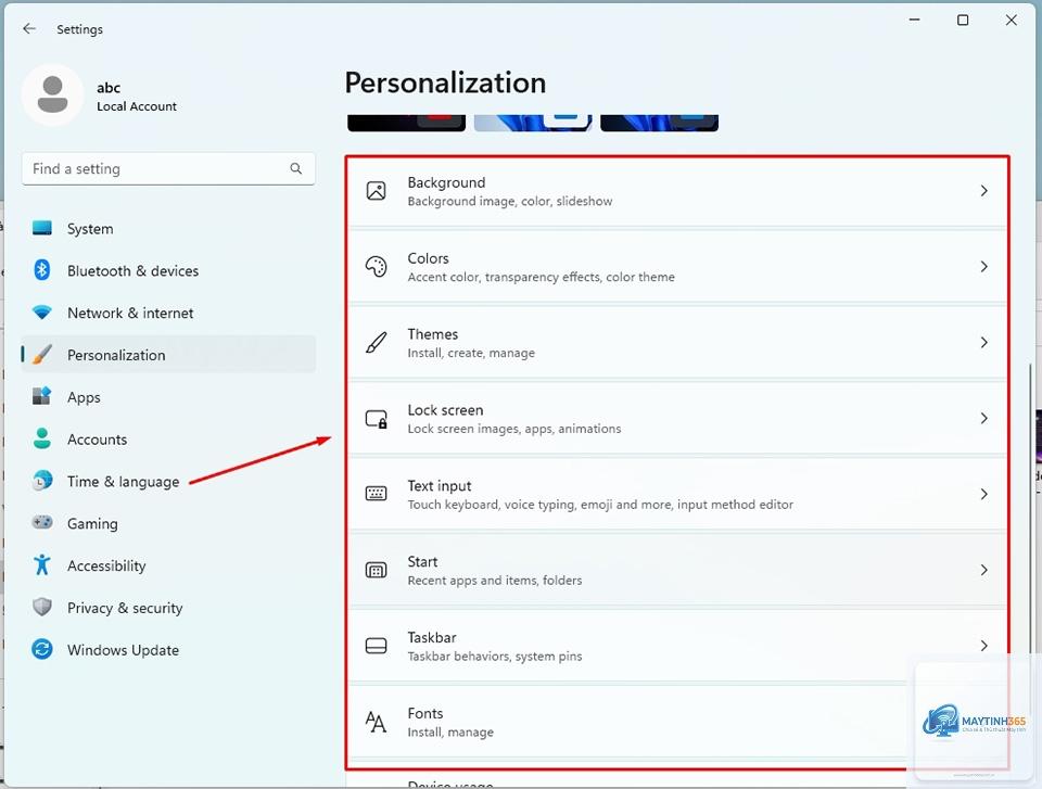 cách đồng bộ theme windows 11