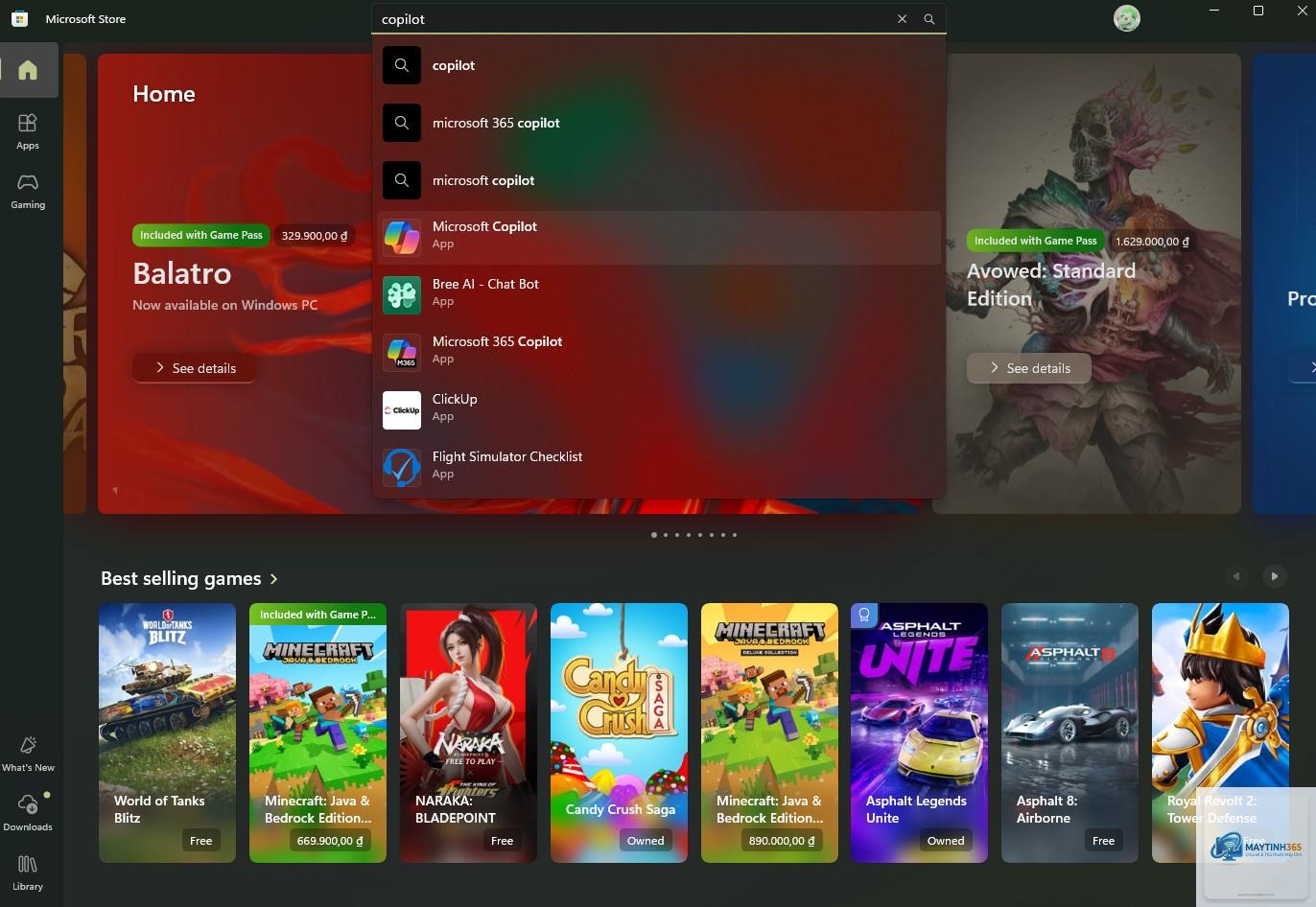 cách dùng copilot từ start menu - Hình 3