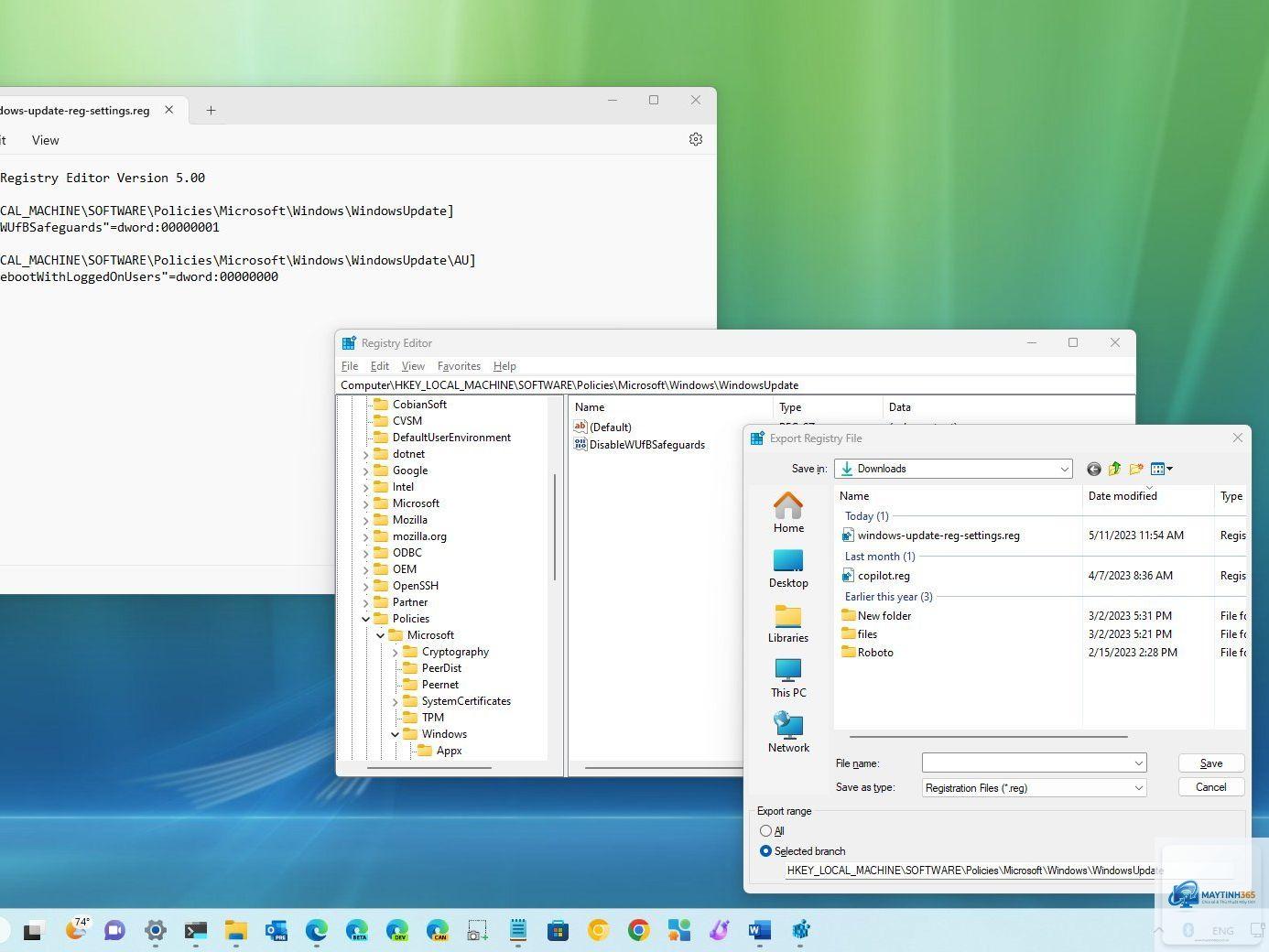 cách export registry windows 11 - Hình 5
