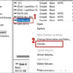 cách format usb bằng disk management
