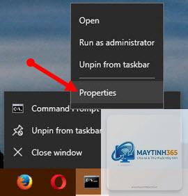 cách ghim cmd vào taskbar - Hình 3