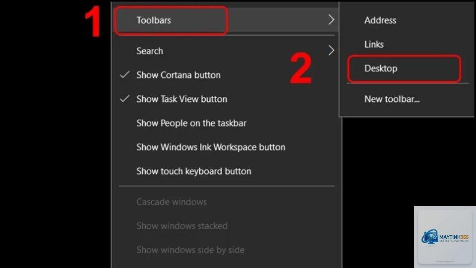 cách ghim control panel vào taskbar - Hình 5
