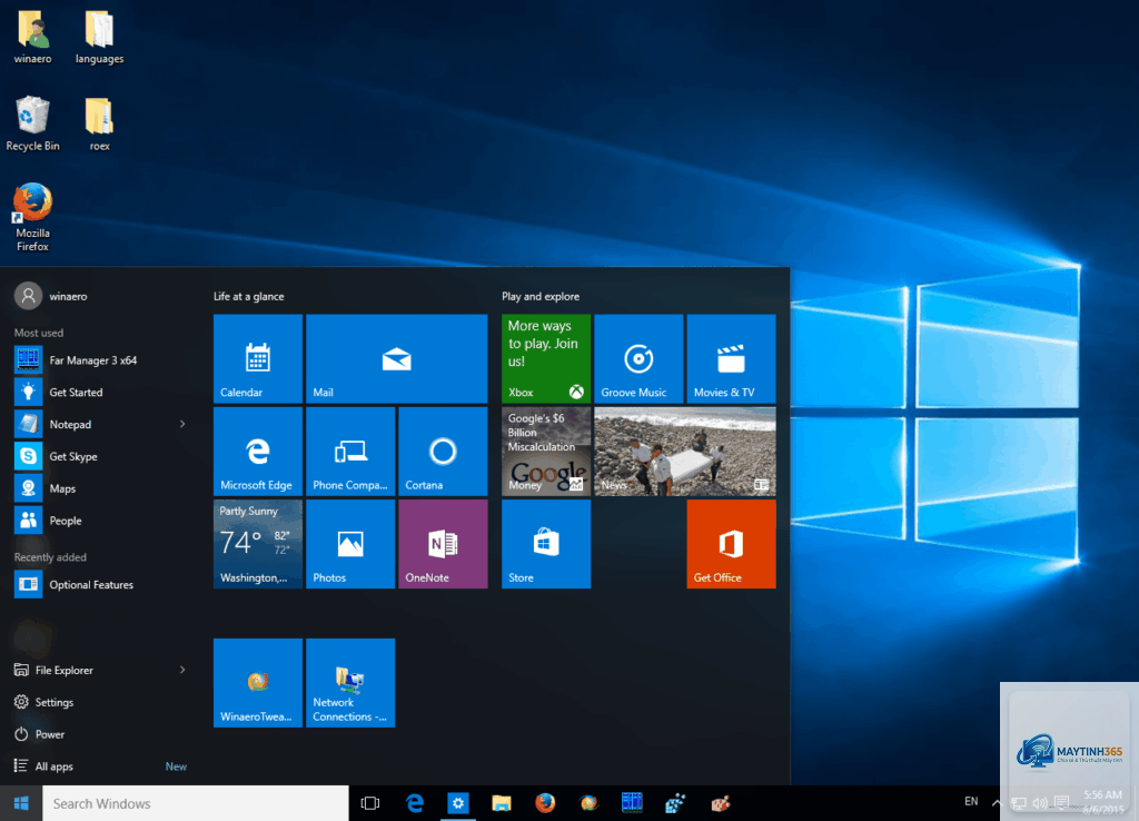 cách ghim file explorer vào start menu