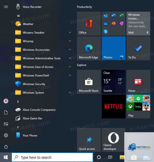 cách ghim file explorer vào start menu - Hình 5
