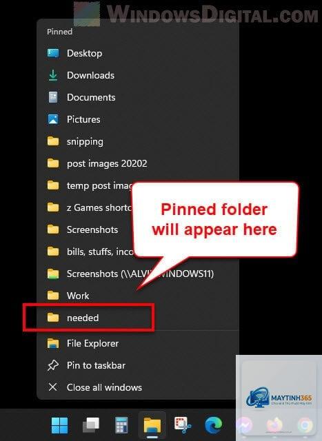 cách ghim file explorer vào taskbar - Hình 5
