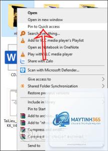 cách ghim thư mục vào quick access