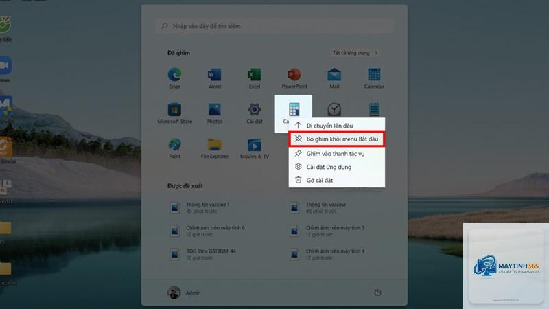 cách ghim ứng dụng vào start menu - Hình 4