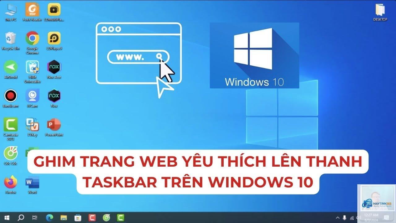 cách ghim website vào taskbar - Hình 2