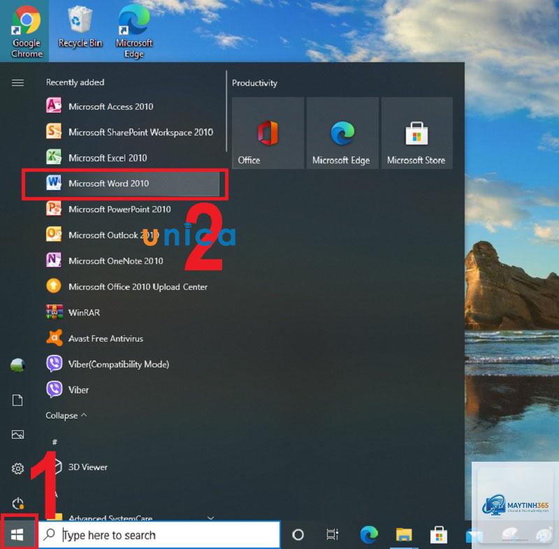 cách ghim word vào start menu - Hình 4