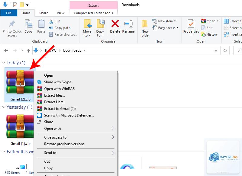 cách giải nén file zip - Hình 3