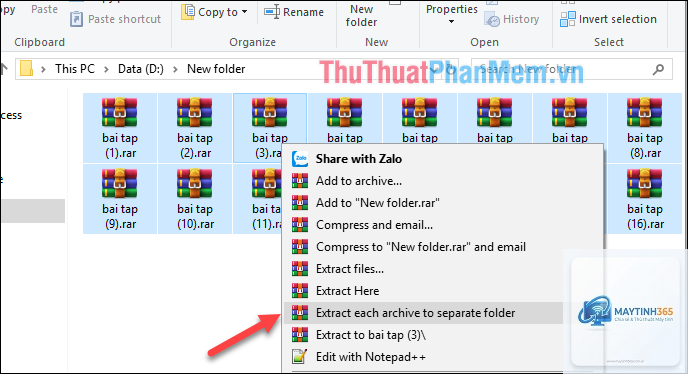cách giải nén nhiều file - Hình 2
