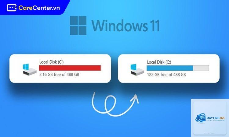 cách giải phóng dung lượng windows 11