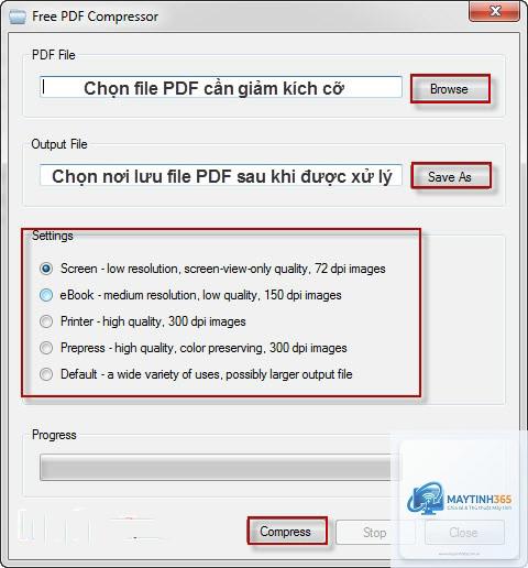 cách giảm dung lượng file