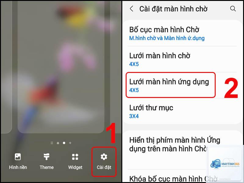 cách giảm số ứng dụng hiển thị