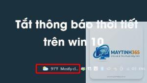 cách giảm thông báo taskbar