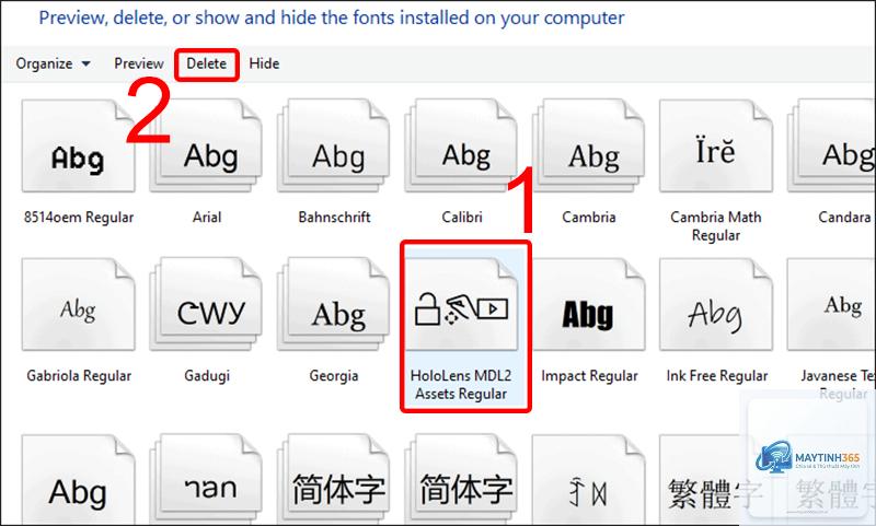cách gỡ font windows 11 - Hình 3