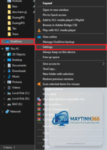 cách gỡ onedrive