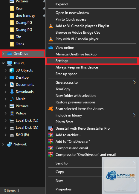 cách gỡ onedrive