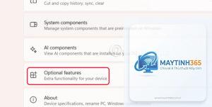 cách gỡ optional features