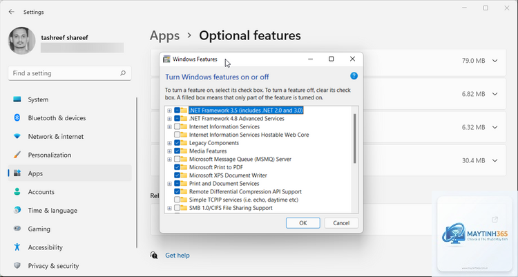cách gỡ optional features - Hình 4
